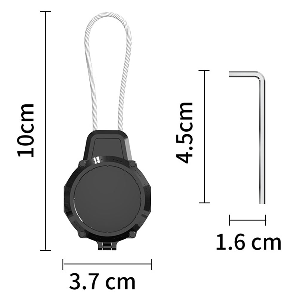 4Pcs Water-Resistant AirTag Key Lock Case Compatible with Apple AirTags