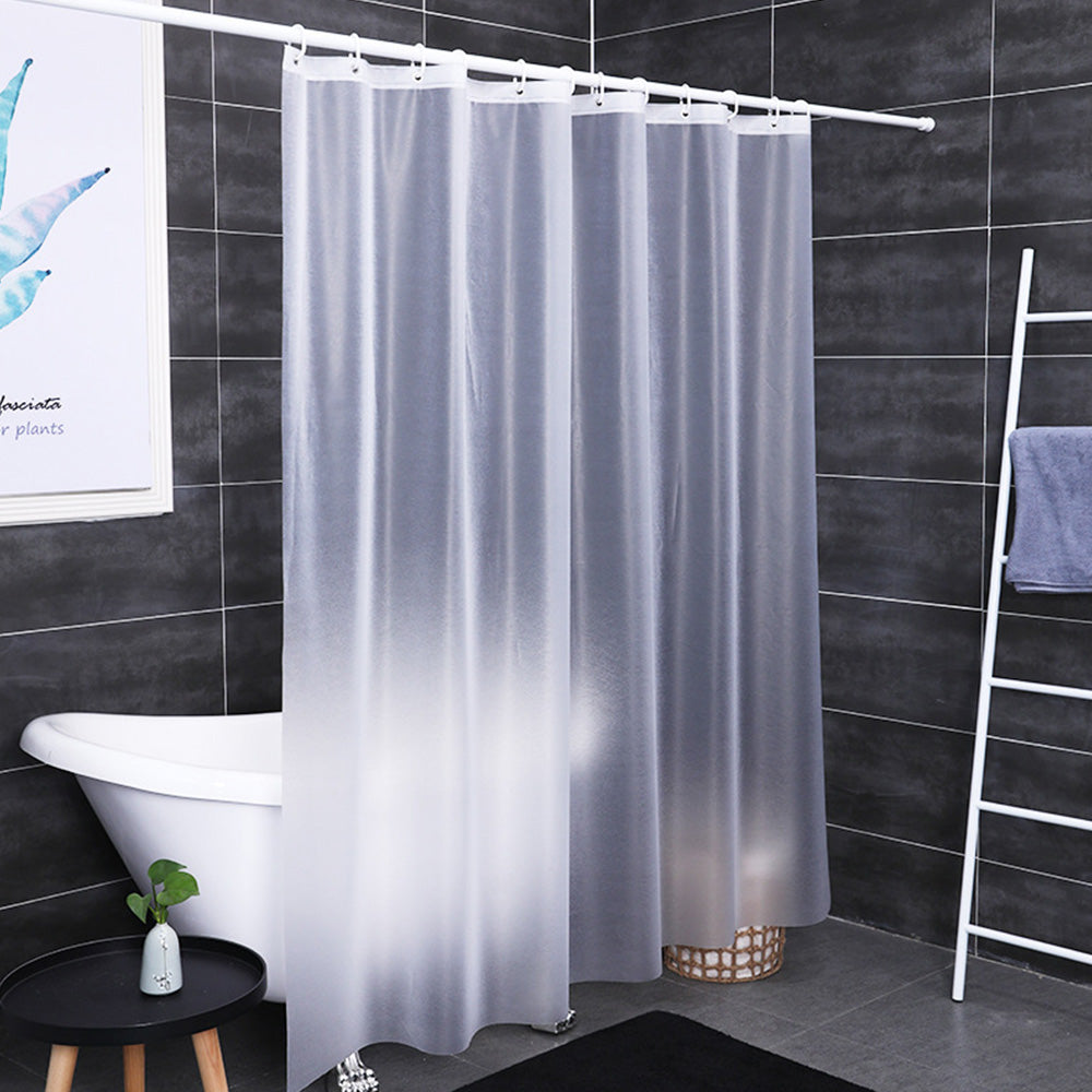Shower Curtain PEVA Thickened Curtain Liner 180x180cm with Rustproof Grommets and Hooks