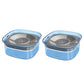 2Pcs 2L Pet No Spill Water Bowl