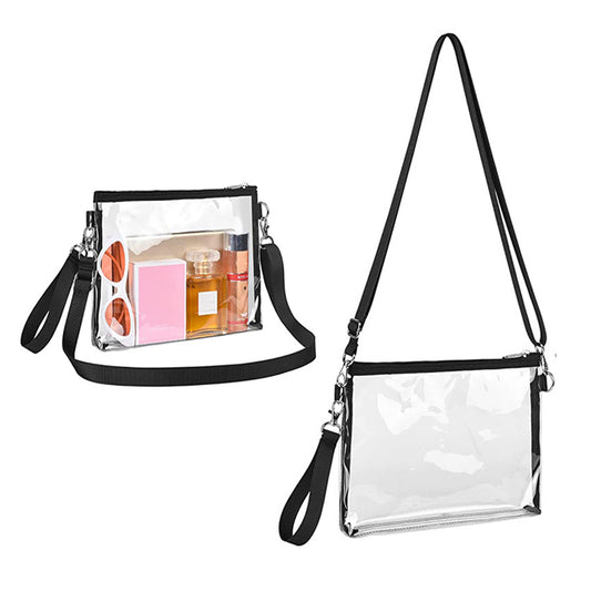 PVC Transparent Crossbody Purse Bag