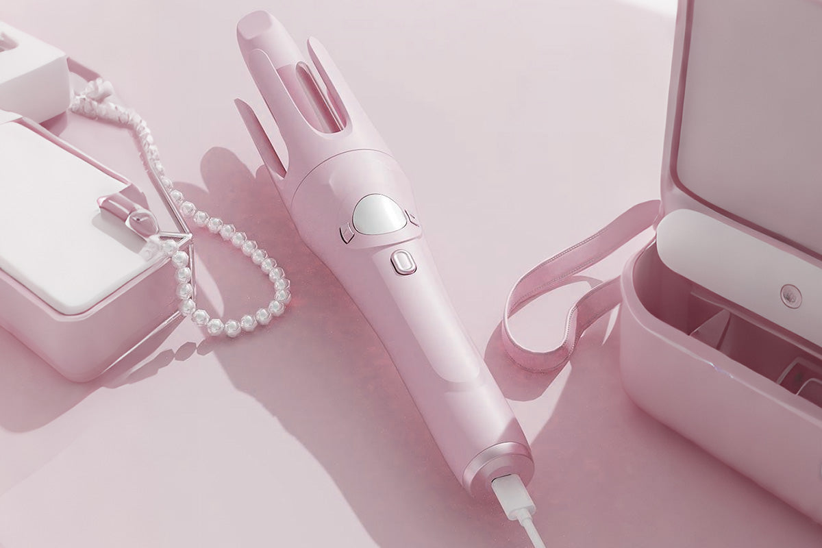 Auto Rotating Wireless Hair Curler 32mm for All Hair Types