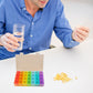 7-Day Pill Box Organizer 4 Times a Day Weekly Medication Dispenser