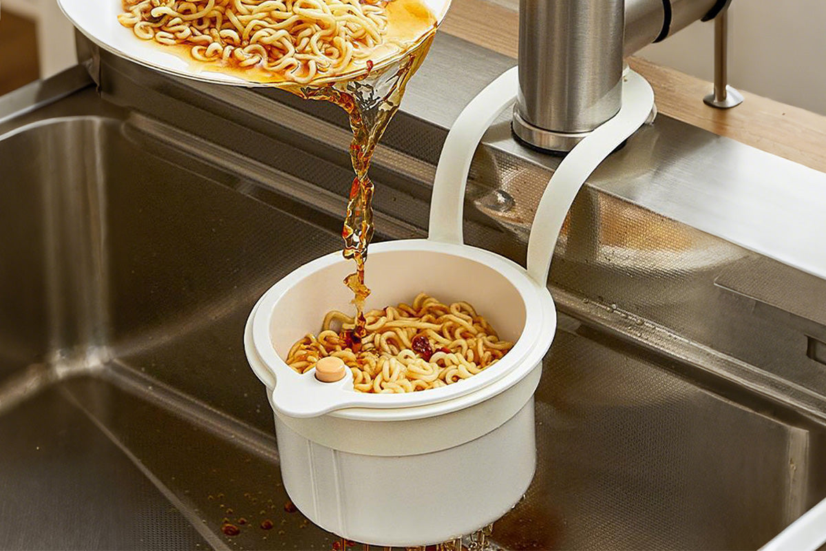 Sink Strainer Basket Hanging Kitchen Sink Stopper for Fruit Vegetable