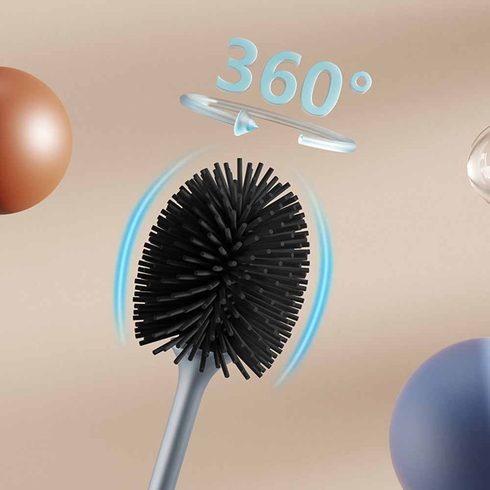 Toilet Brush with Quick Drying Holder