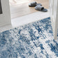 Nordic Crystal Velvet Rug Soft Non Slip for Bedroom Living Room Bedside Floor-Blue