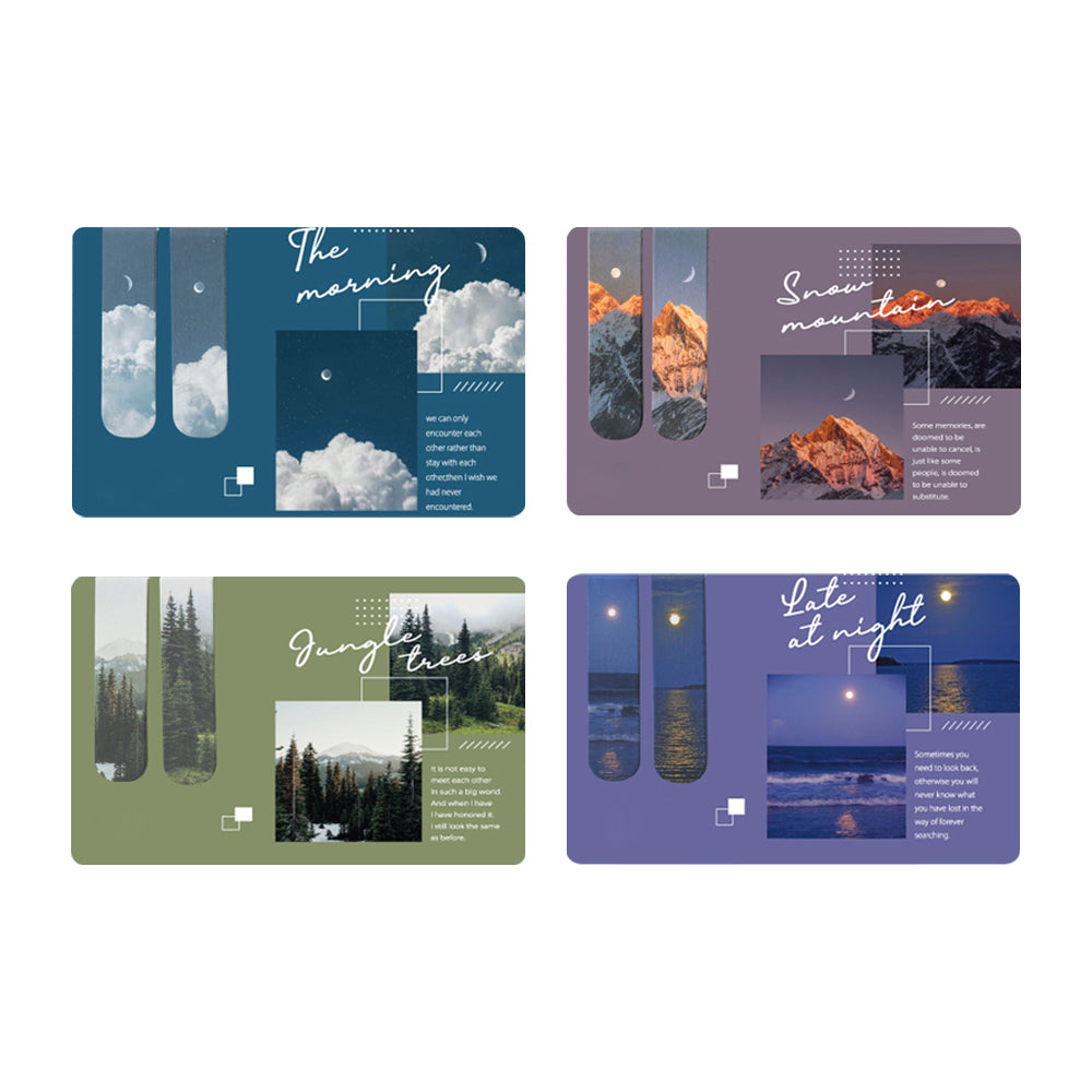 8Pcs Bookmarks Page Markers Page Clip
