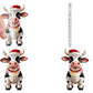 2025 Christmas Cow Advent Calendar Blind Box 24 Days Ornaments Set for Tree