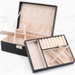 Jewellery Organiser Case Box Holder Storage Earring Ring Display with Lock and Key