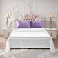 Simulated Silk Pillowcase Set With Sleeping Bonnet Hair Scrunchy