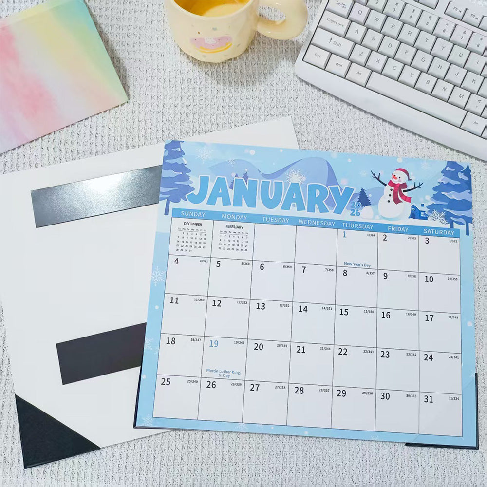 18-Month Planner Calendar for Fridge