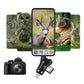 4-in-1 Multi-Interface Memory Card Reader with iPhone Charging Port
