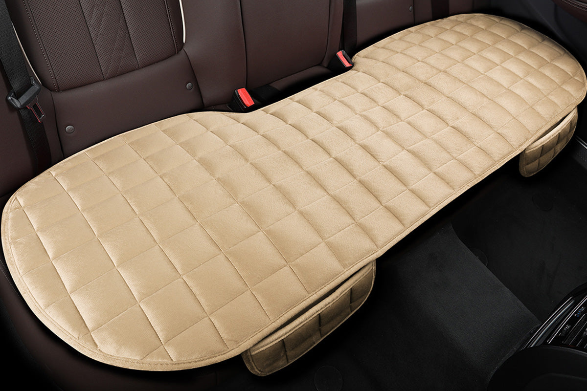Car Seat Cushion Rear Seat Cover With Storage Pocket Auto Seat Cushion