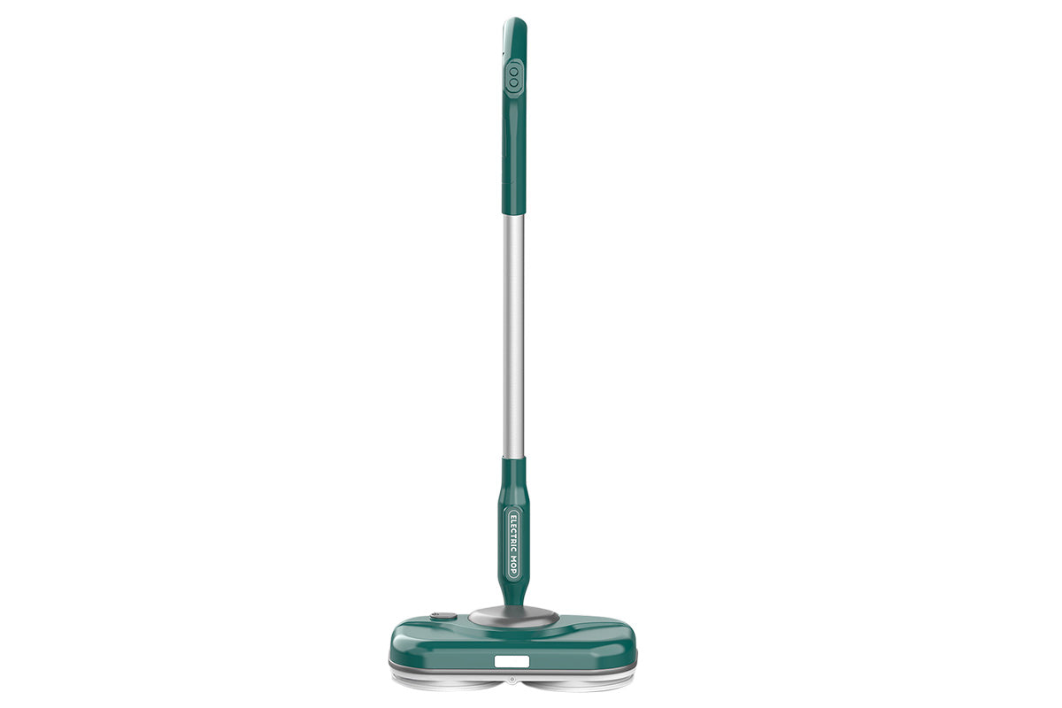 Cordless Electric Spin Mop with LED Light Water Sprayer and 750ML Large Water Tank