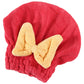 2Pcs Super Absorbent Wet Hair Fast Drying Towel Cap
