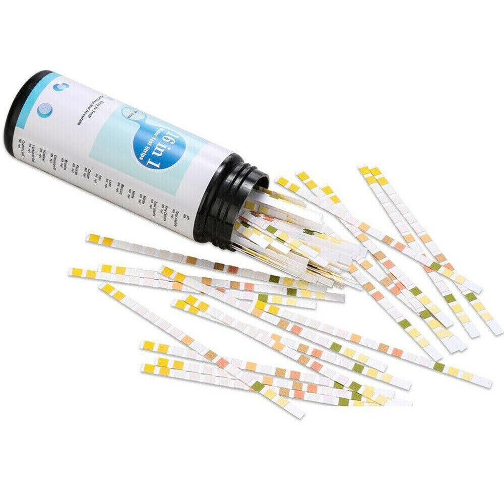 100 Strips 16 in 1 Drinking Water Quality Test Kit for Home