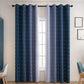 Blackout Curtain Gradient Color Curtains for Bedroom Living Room-Dark Blue