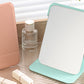 2-Pack Medium Foldable PU Leather Makeup Mirror Portable Travel Vanity Mirror
