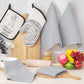12Pcs Cotton Waffle Weave Kitchen Dish Cloths Ultra Soft Absorbent Dish Towels