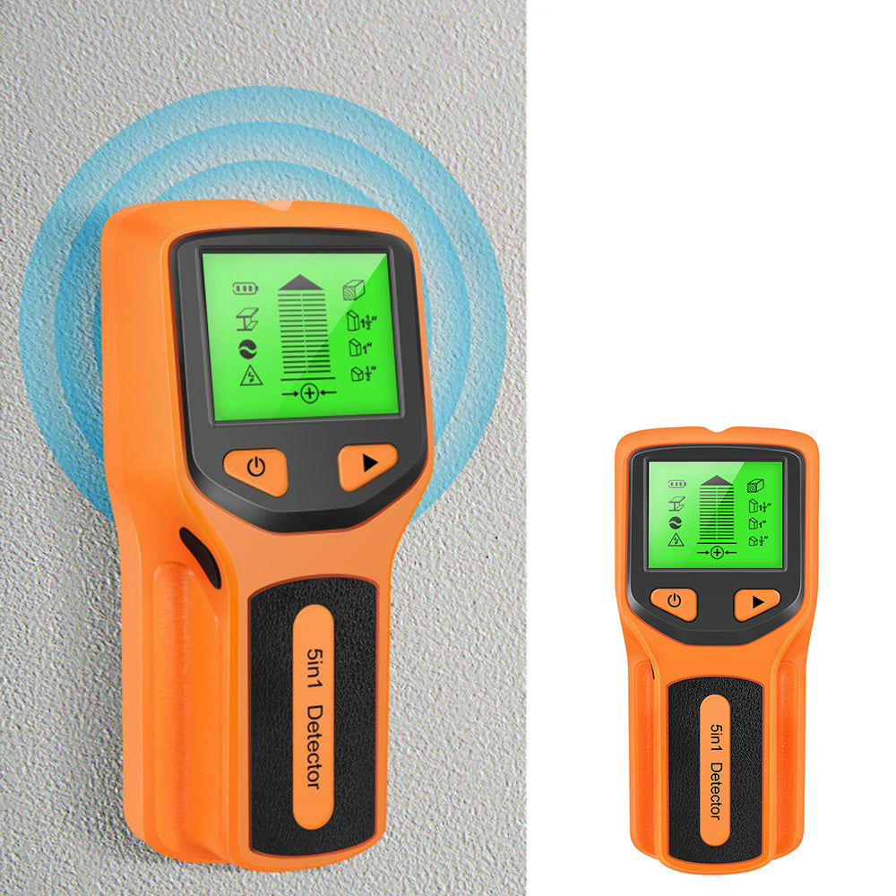 5 in 1 Stud Finder Wall Scanner with 5 Modes and LCD Display Electronic Stud Sensor for Home