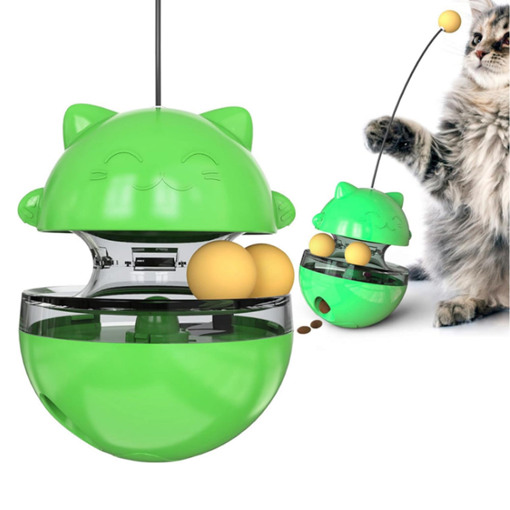 Cat Treat Ball Tumbler Interactive Toy