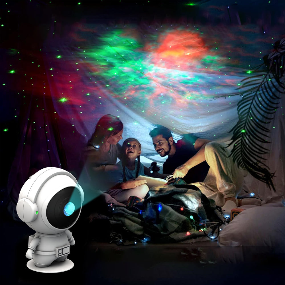 Astronaut Starry Sky Projector Galaxy Projection Night Light with Remote Control-Standing