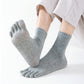 5 Pack Mens Breathable Five Toe Socks