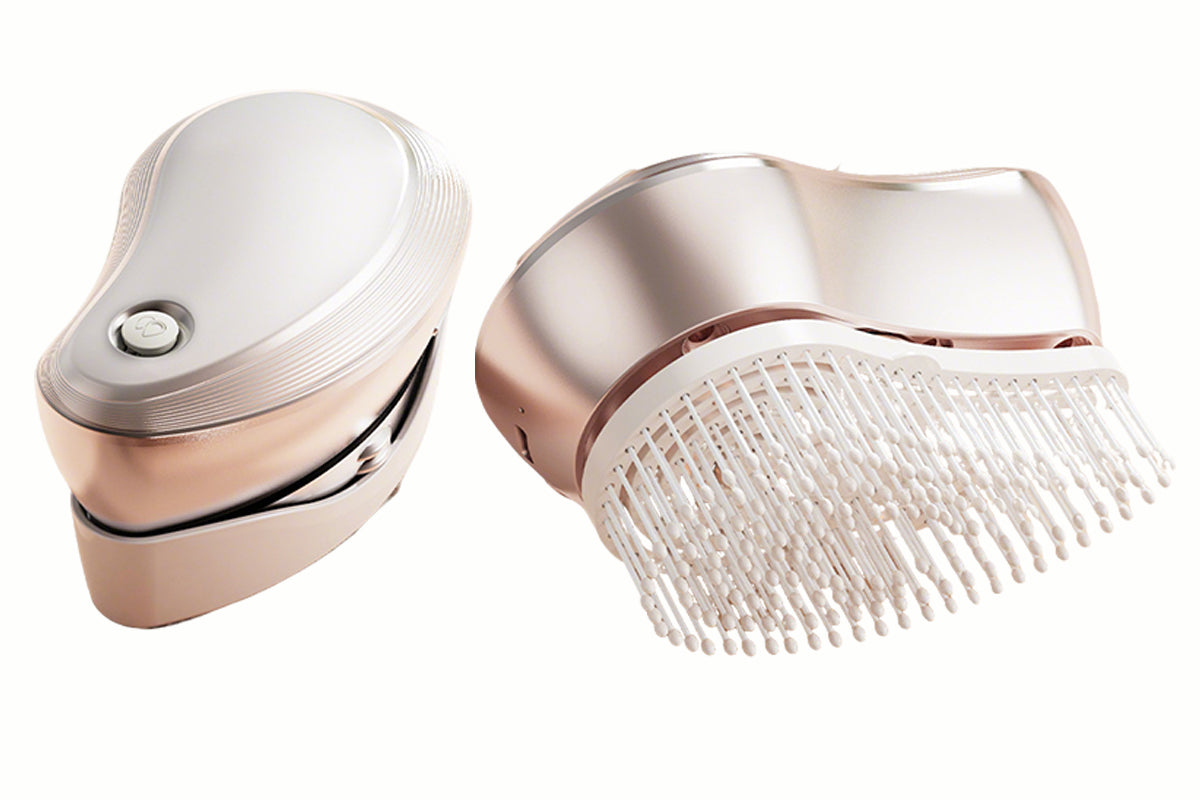 Electric Mist 2 Speeds Vibration Massage Hair Comb for Scalp Care