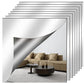 8Pcs DIY Square Self-Adhesive Acrylic Mirror