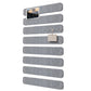 8 Pack Self Adhesive Felt Display Strips with 35 Push Pins for Wall Decor