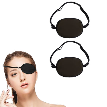 2Pcs Mulberry Silk Elastic Amblyopia Strabismus Lazy Eye Patch