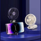 Handheld Fan With LED Display Foldable Hanging Neck Fan Rechargeable Portable Fan