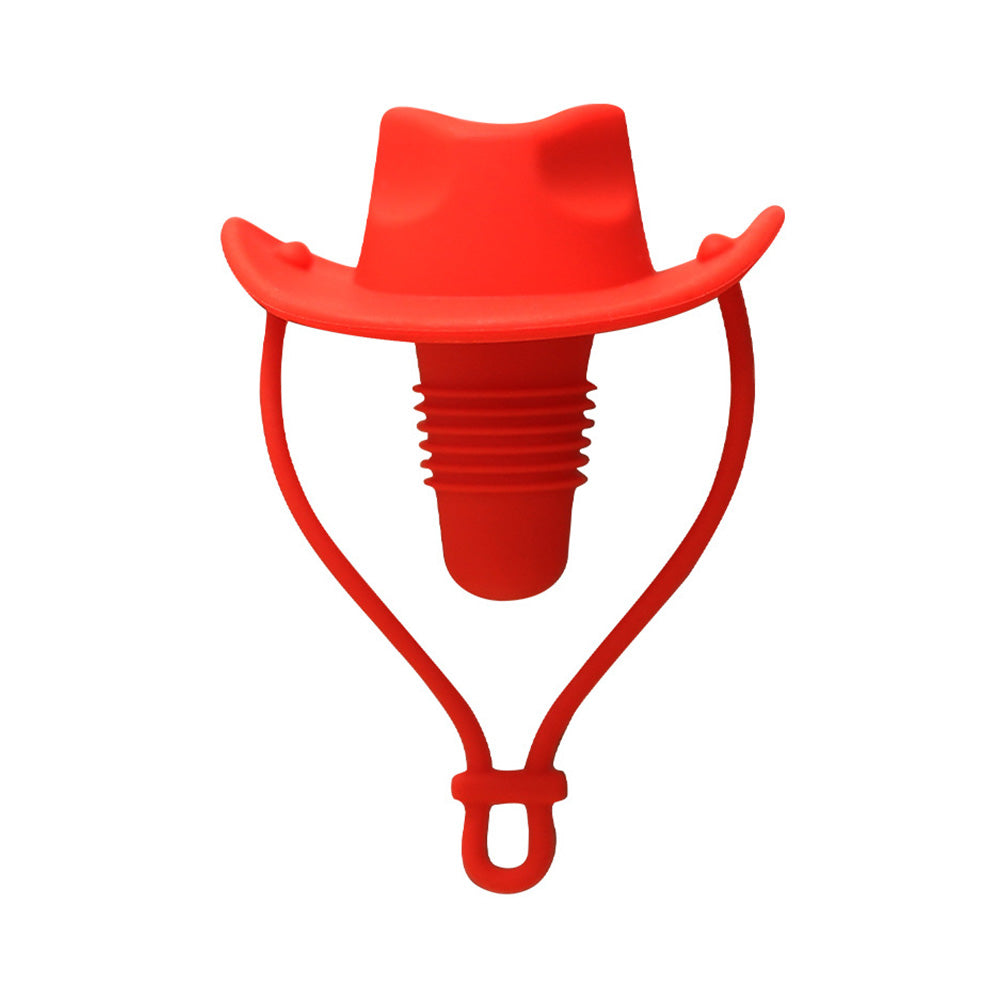 Western Cowboy Hat Silicone Wine Bottle Stopper Champagne Sealer