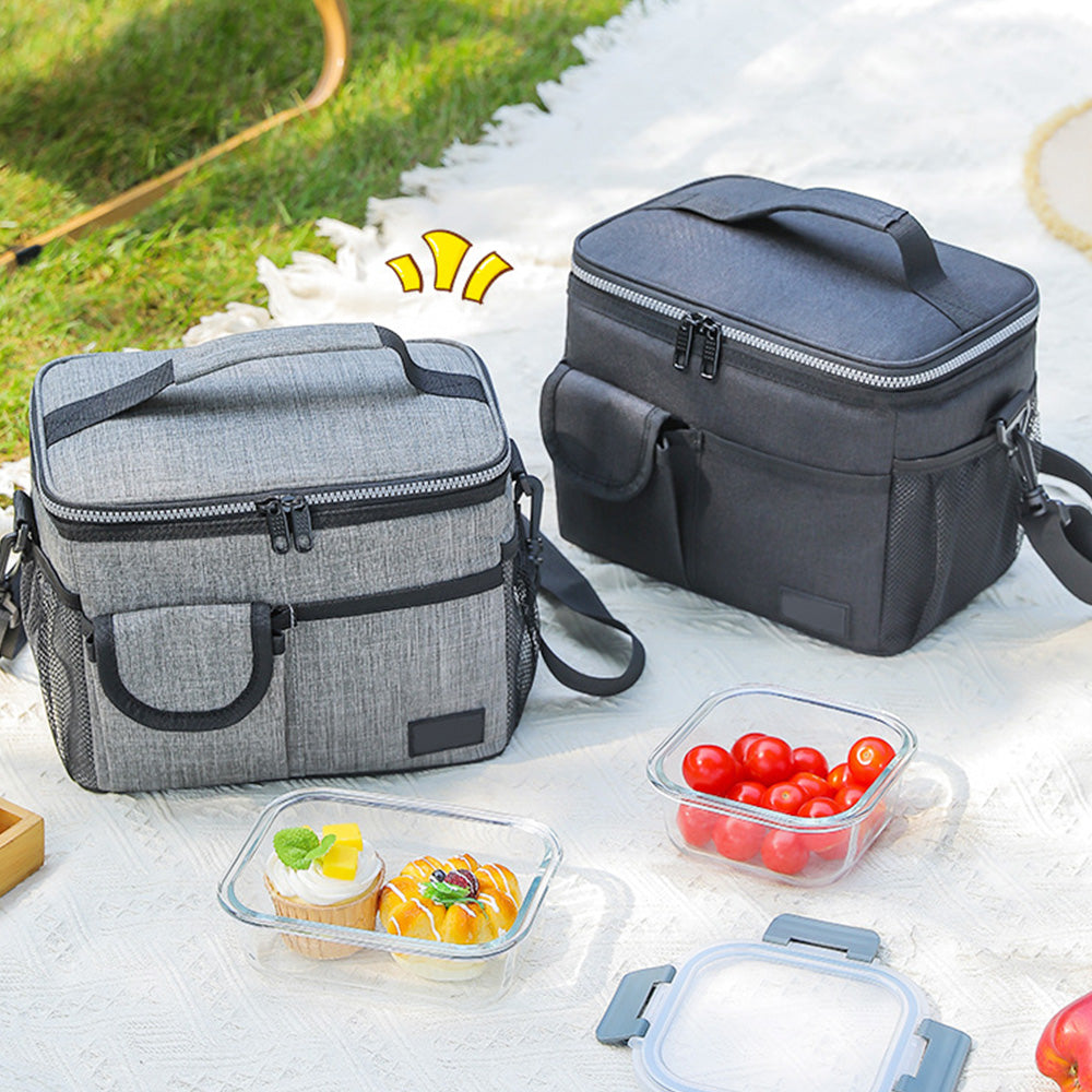 Insulated Lunch Bag Large Capacity with Shoulder Strap