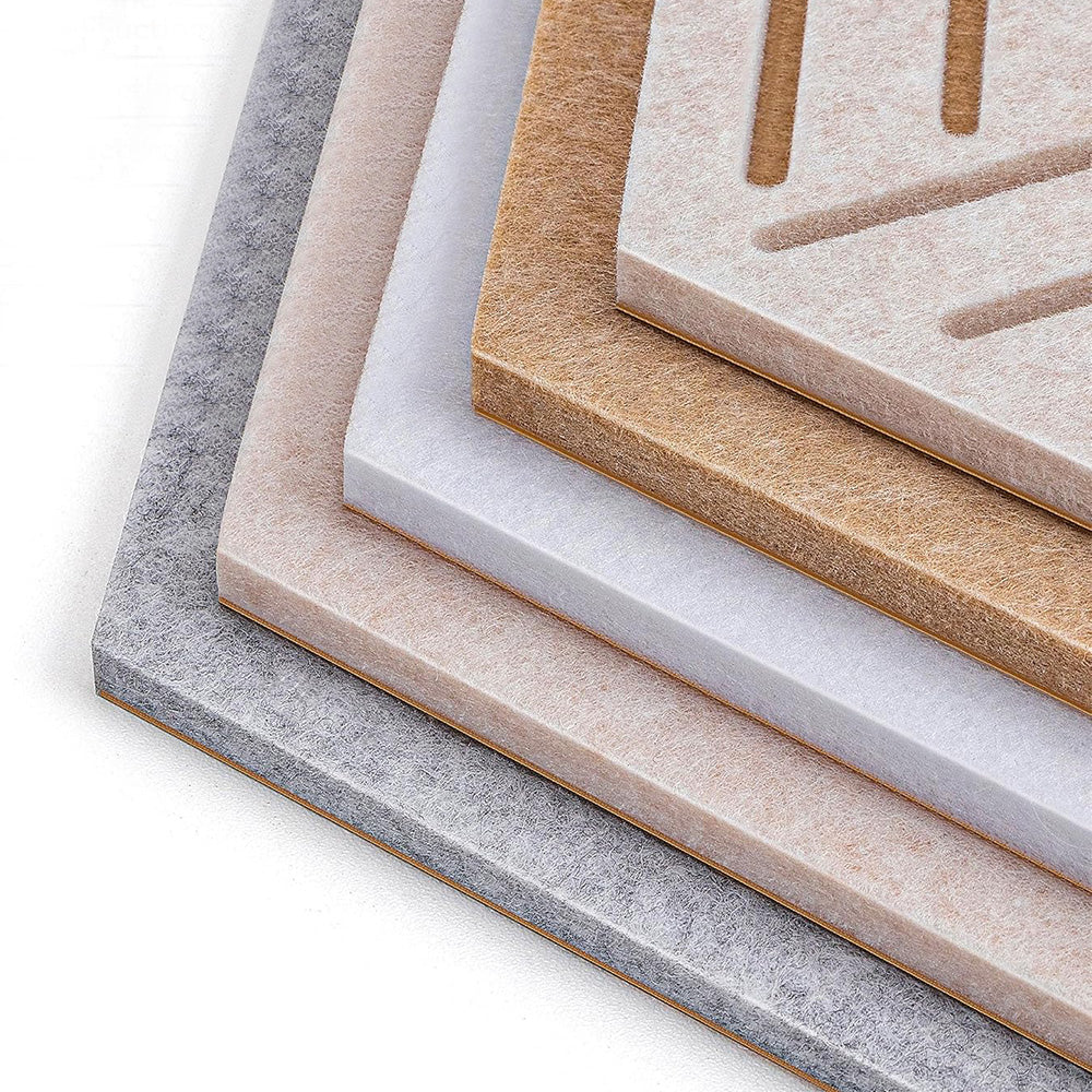 Hexagon Felt Bulletin Board Wall Panels Self Adhesive Pin Board