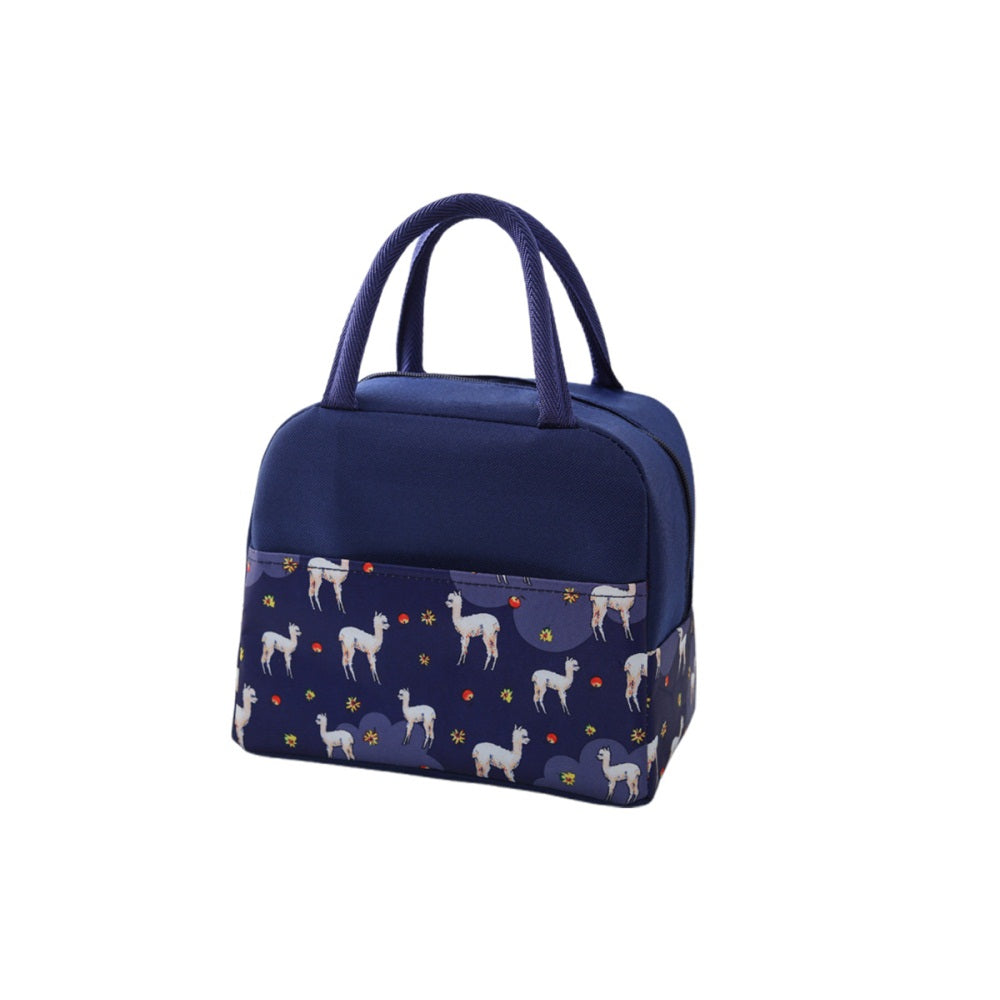 High-Capacity Oxford Cloth Lunch Bag Tote Bag