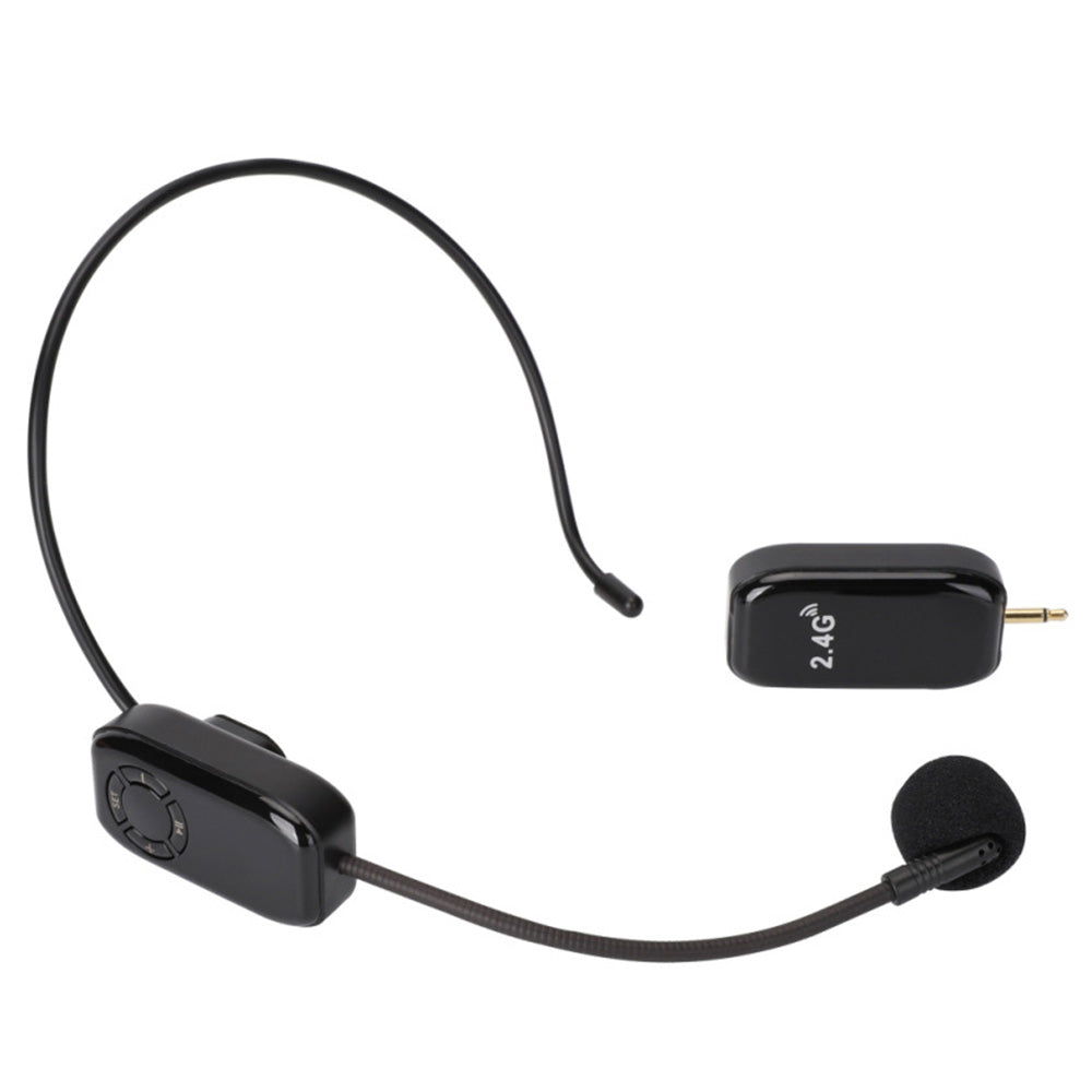 2.4G Wireless Microphone Headset Mic And Handheld 2 In 1 Voice Amplifier