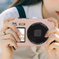 5K HD Dual Screen Digital Camera Point and Shoot Selfie Camera with LED Fill Light