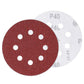 100Pcs 5-Inch 8-Hole Sanding Discs with Hook and Loop Backing for Random Orbital Sander