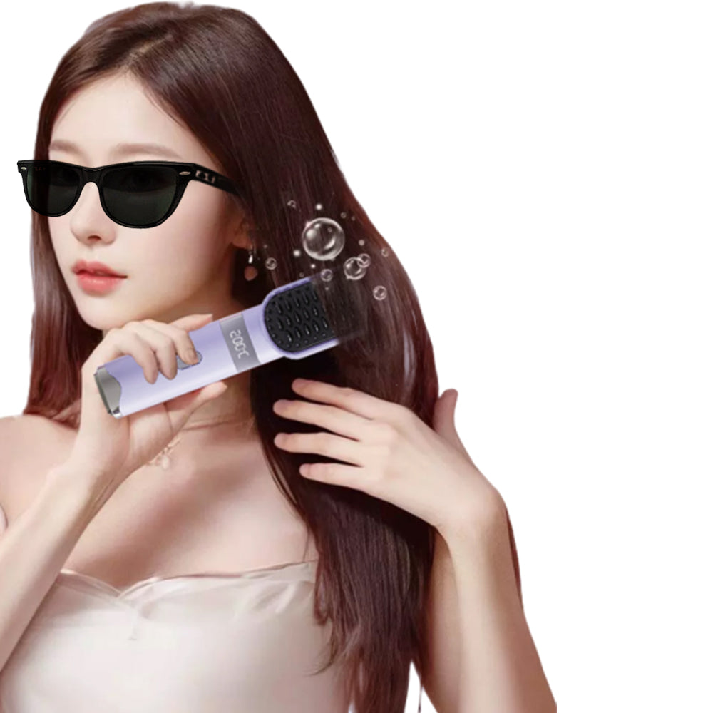 USB Rechargeable Cordless Negative Ion Hair Straightener Comb