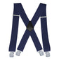 Mens X Back Elastic Suspenders with 4 Metal Clips Adjustable to 120cm