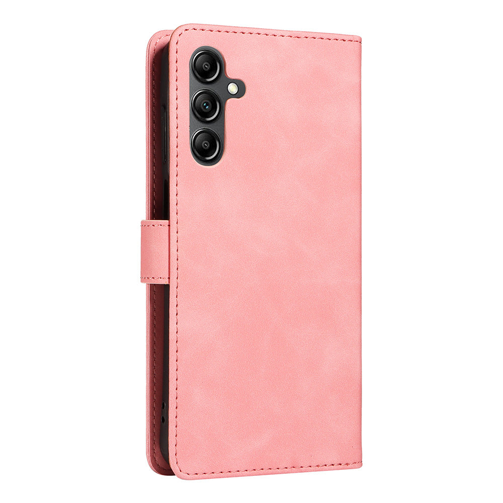 RFID Protective Flip Wallet Case Compatible with Samsung A17 A37 and A57-Pink