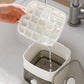Portable 48 Grids Ice Cube Tray Mould with Lid and Storage Box Scoop Tong Set