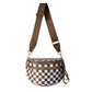 Checkered Crossbody Bag Bum Bag Women Sling Bag