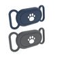 2Pcs Silicone Case Water-resistant Pet Collar Holder for Samsung Galaxy SmartTag2-Grey and Blue