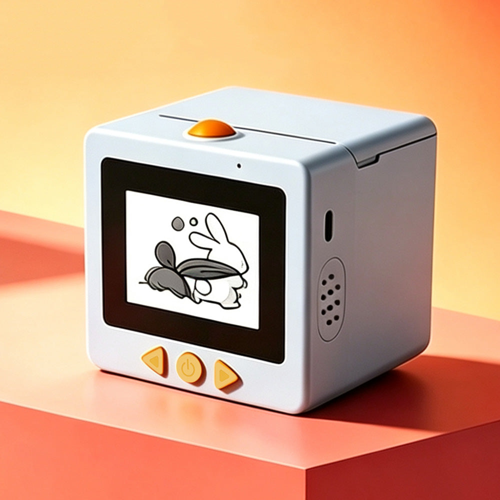 AI Voice Thermal Mini Inkless Sticker Printer with 24in Screen