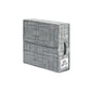Bed Sheet Organizer and Storage Foldable Organizer Closet-Gray Stripes
