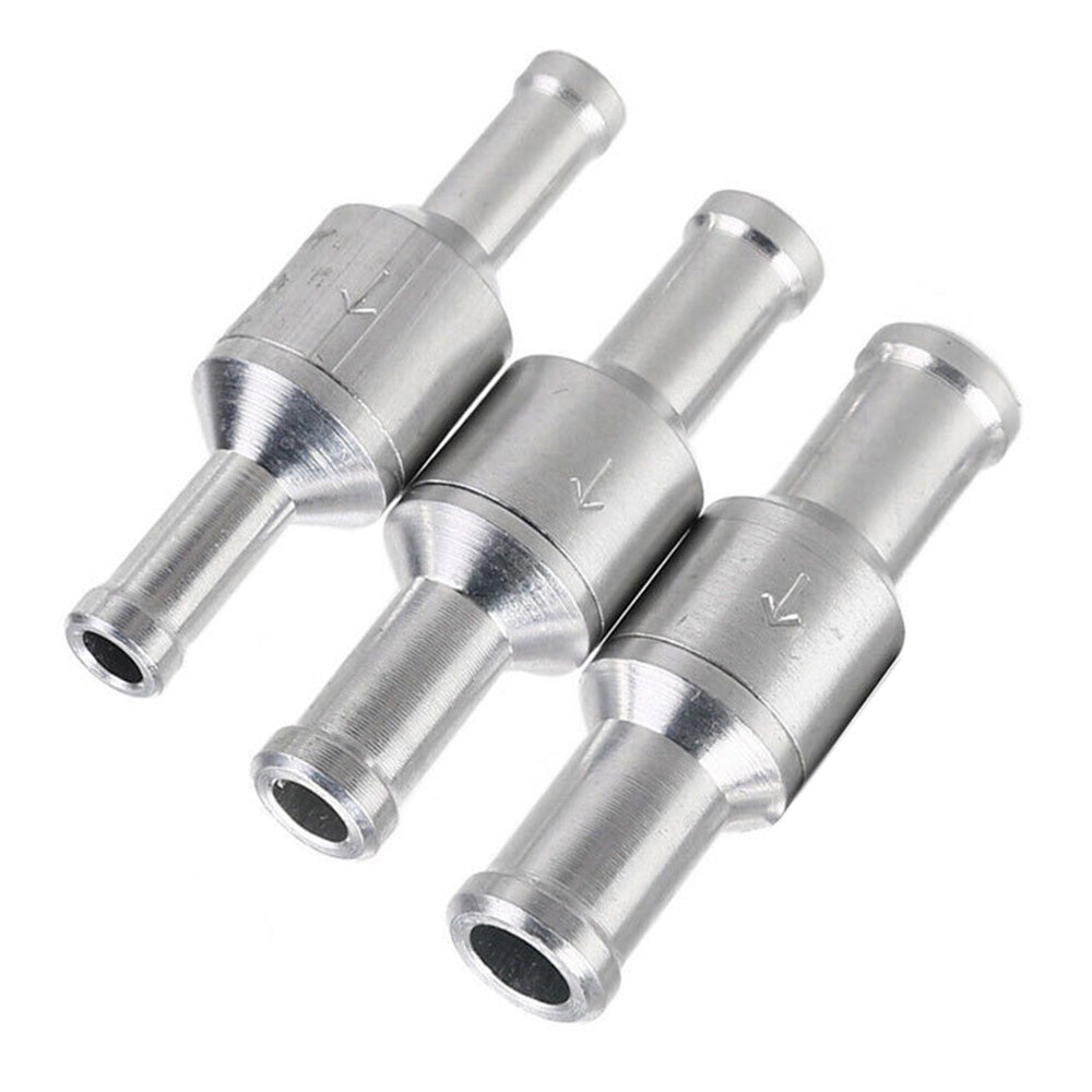 2 PCS One Way Non Return Check Valve Aluminum Alloy One Way Check Valve for Fuel Oil Water