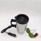Car Electric Heating Mug 12V Stainless Steel Travel Cup 450ml