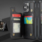 Wallet Case for iPhone 16 Pro Max iPhone16Pro Max 16Pro with Card Holder and RFID Blocking-Black