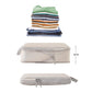 6Pcs Travel Luggage Compression Packing Cubes Storage Bag